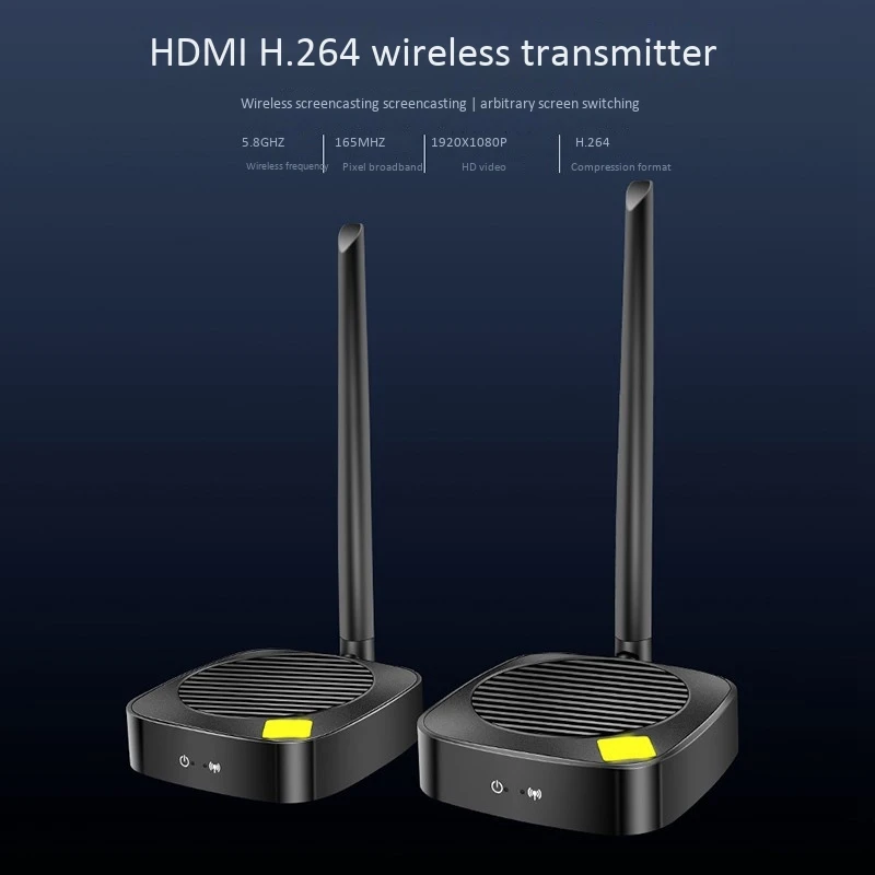 

Беспроводной HDMI удлинитель передатчик и приемник H.264 передатчик 50 метров HDMI беспроводной удлинитель 5,8G вилка стандарта США