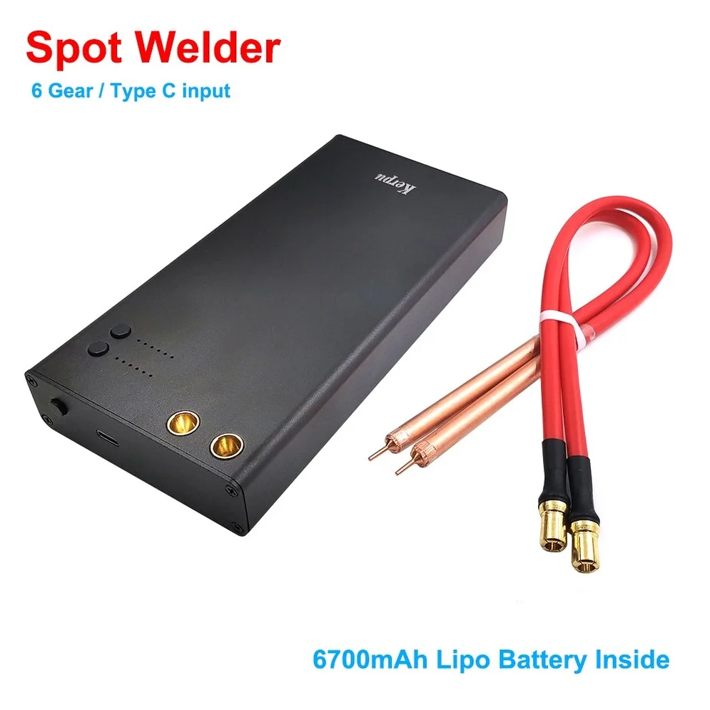 

5000mAh Battery for Adjustable 6 Gears Mini Spot Welder DIY Spot Welding Machine with Quick Release Pen
