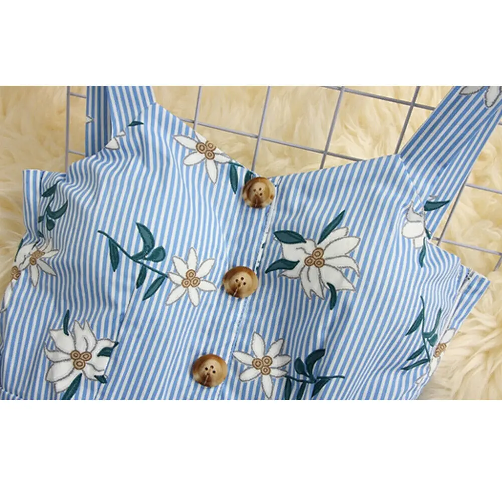 

Robe de plage mi-longue pour femmes Vintage dos nu boutons pois Robe mi-longue a motifs floraux sans manches boutons moulante