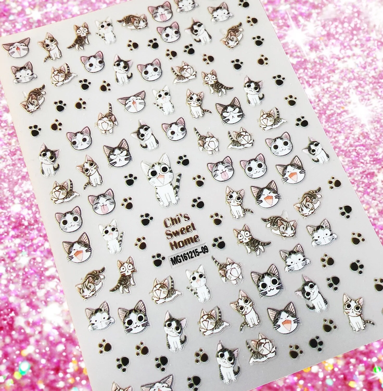 

Cartoon Design Nails Art Manicure Back Glue Nail decorations Nail sticker Nail art Nail ornament HL70