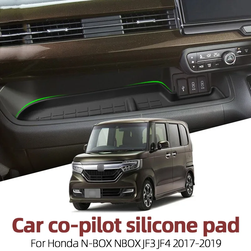 

Anti-Slip Gate Slot Cup Mat For Honda N-BOX NBOX JF3 JF4 2017-2019 Interior Non-slip Mat Accessories Door Pad Car Stickers