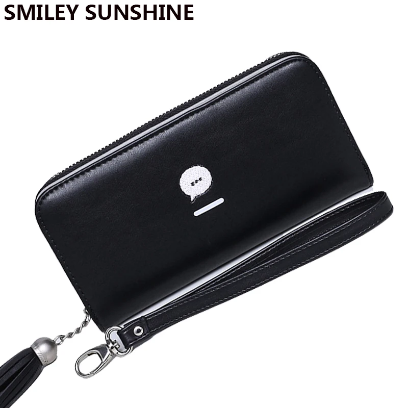 2020 милые большие женские кошельки и с ремешком держатель для карт женщин длинные