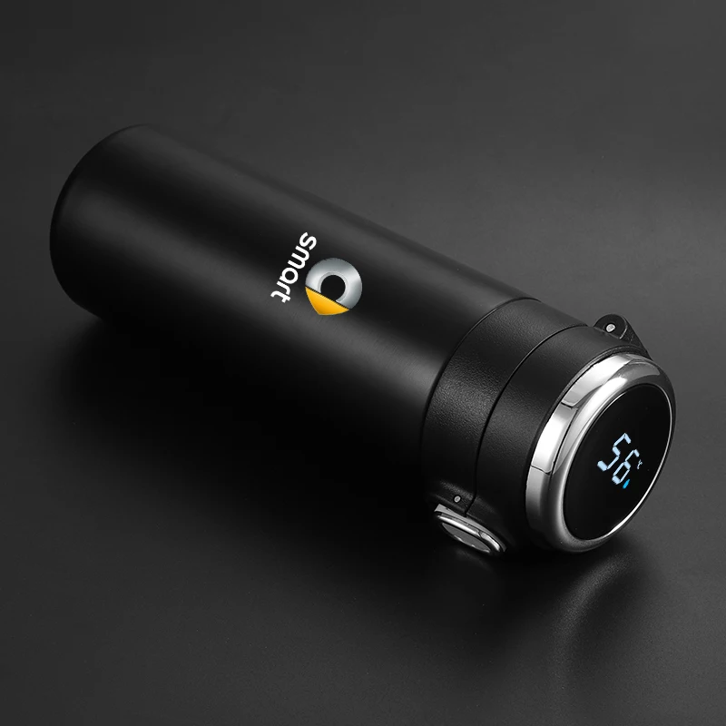 

400ml Intelligent Thermos Travel Insulated Sport Cup Stainless Steel Vacuum Water Bottle For smart fortwo forfour 453 451 Car
