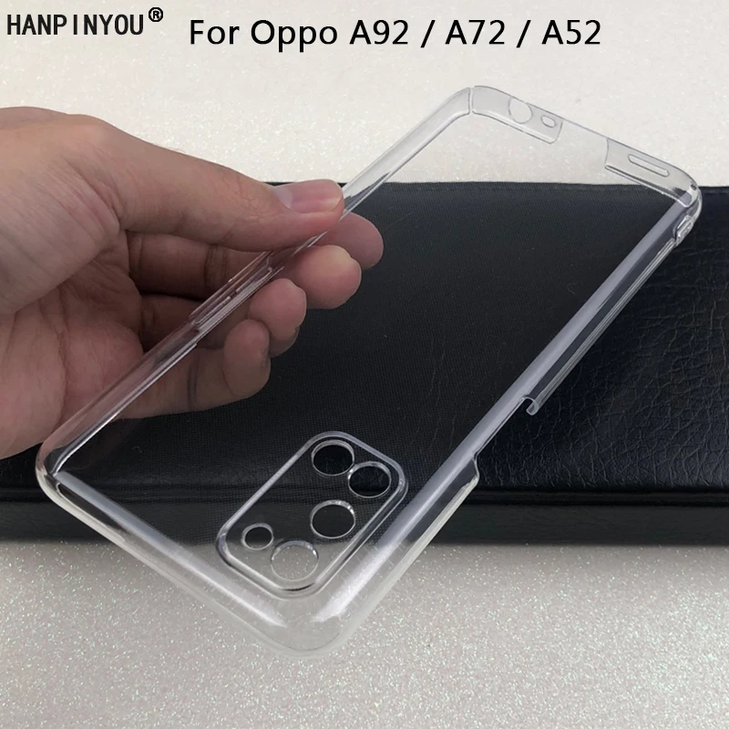 Защитная задняя крышка для Oppo A92 A72 A52 6 5 дюйма глянцевая защелка чехол с