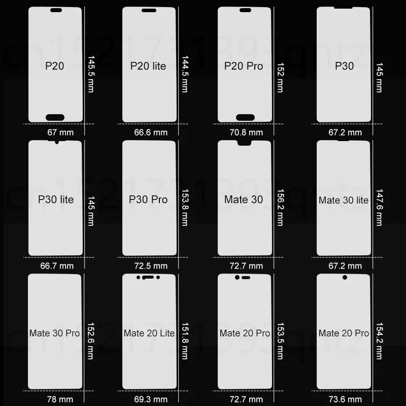2 шт Гидрогелевая пленка для защиты экрана Huawei P30 P20 P40 Lite Pro Защитная на Mate 20 30 не