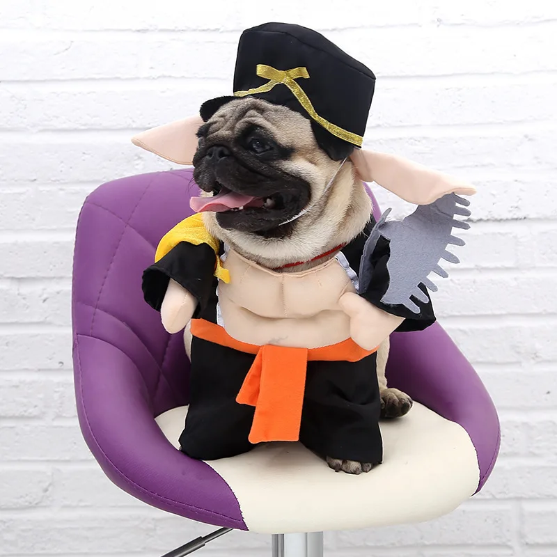 

Cat Clothes Pirate Suit Cute and Funny Costume Clothing Corsair Halloween Pet Clothes Dressing Up Cat Party Costume Suit