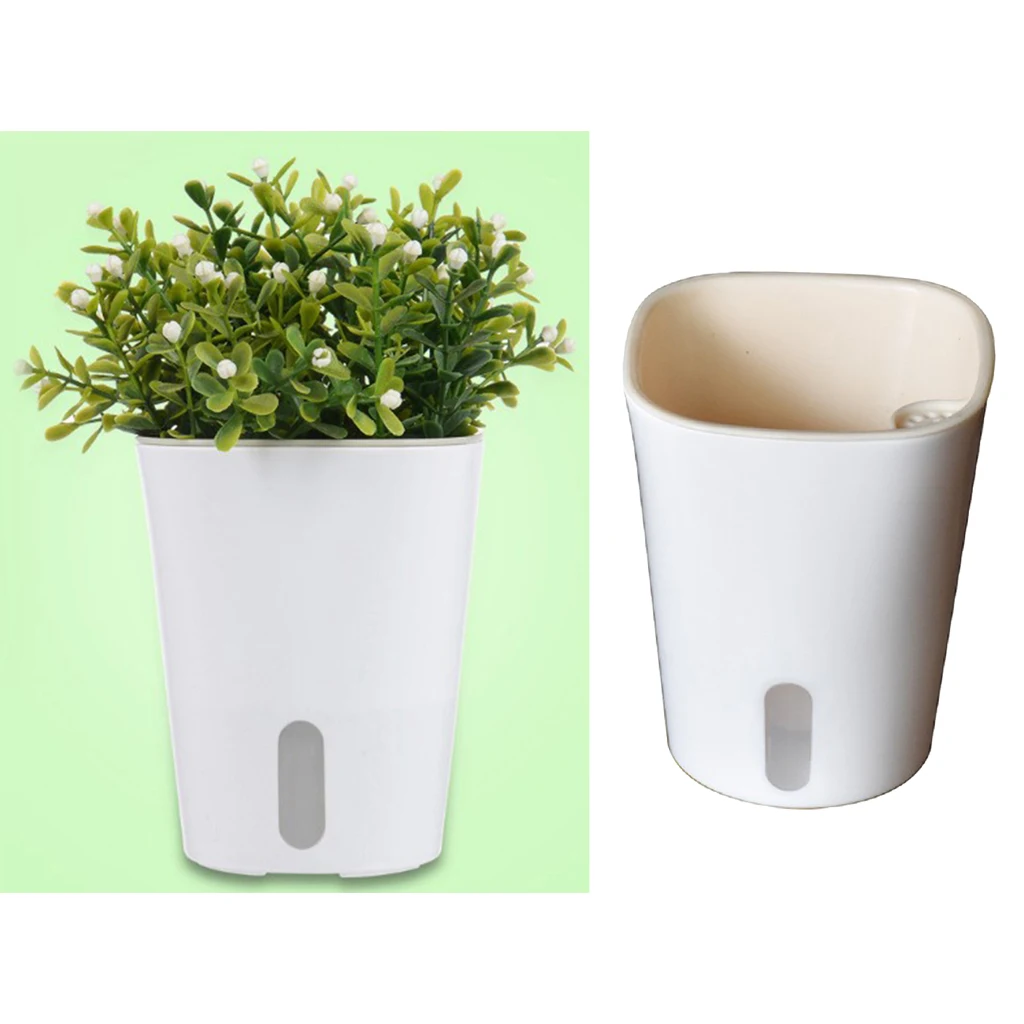 

3-7'' Height Self Watering Planter Gardening Flowers Pots Herbs Flowers