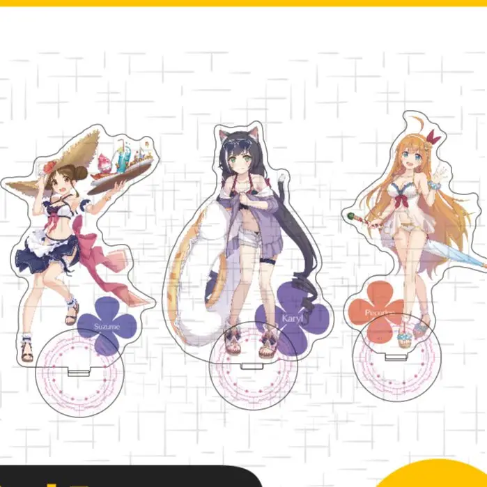 

Соединение с принцессой из аниме! Ре: Дайвинг natdomu Kokoro Hikawa Kyouka акриловая фигурка стенд демонстрационная модель тарелка настольное украшение...