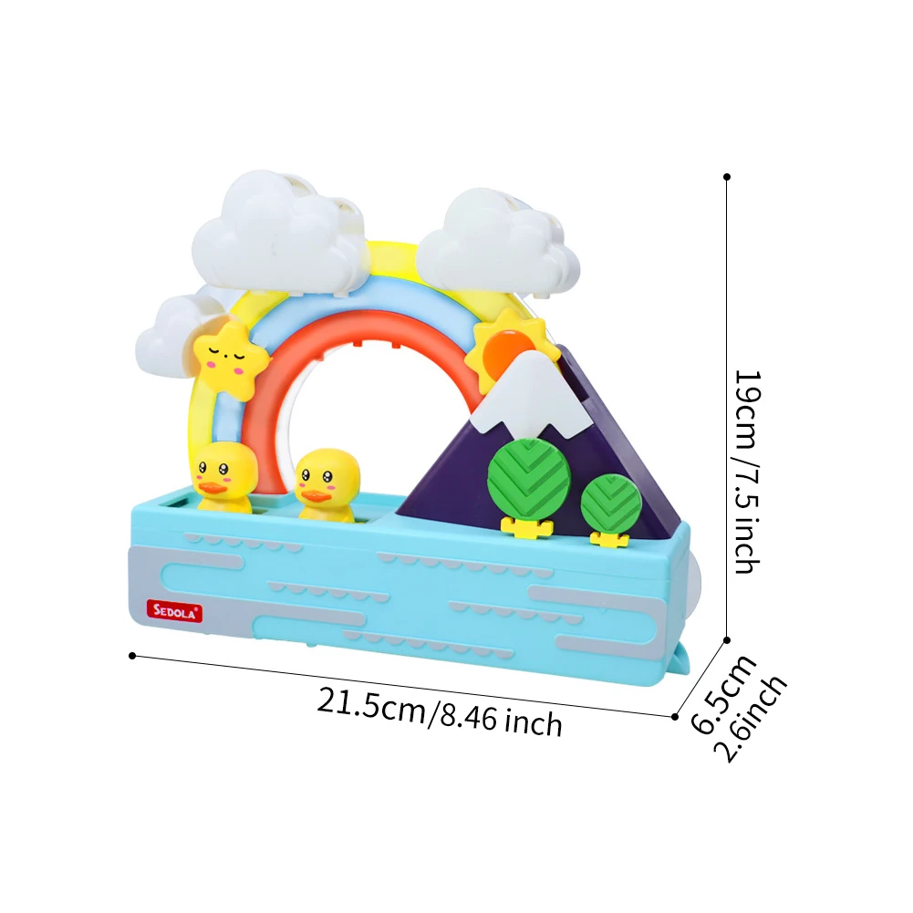 

Boys Girls Cute Battery Powered Home Duck Shaped Baby Bath Toy Bathroom For Shower Tub Swimming Pool Early Educational