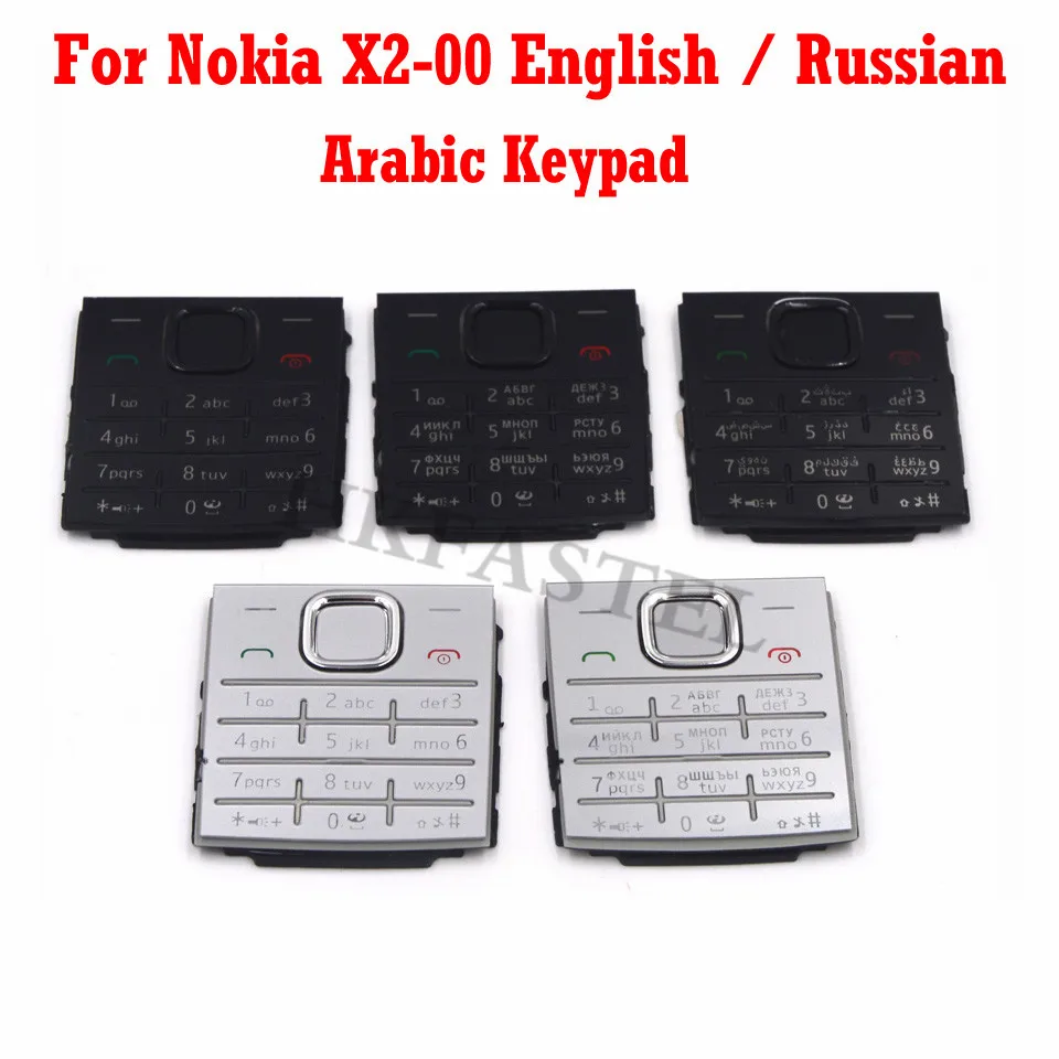 Новая клавиатура для сотового телефона HKFASTEL Nokia X2 X2-00 00 мобильный телефон корпус с