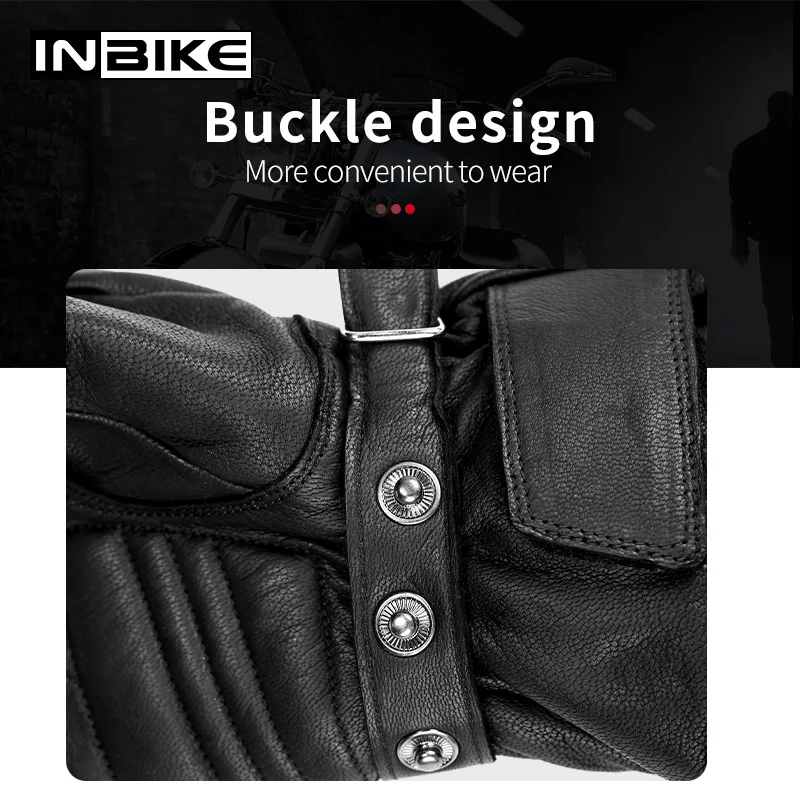 INBIKE зимние мотоциклетные перчатки, велосипедные утолщенные накладки, мотоциклетные перчатки, шестерня корпус, защита MTB, уличные спортивные перчатки для мотоцикла