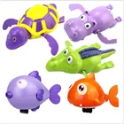 Игрушки для ванны разных цветов, новые игрушки для купания, черепаха, дельфин, детская игрушка для купания, плавательный бассейн, аксессуары, Когнитивная плавающая игрушка