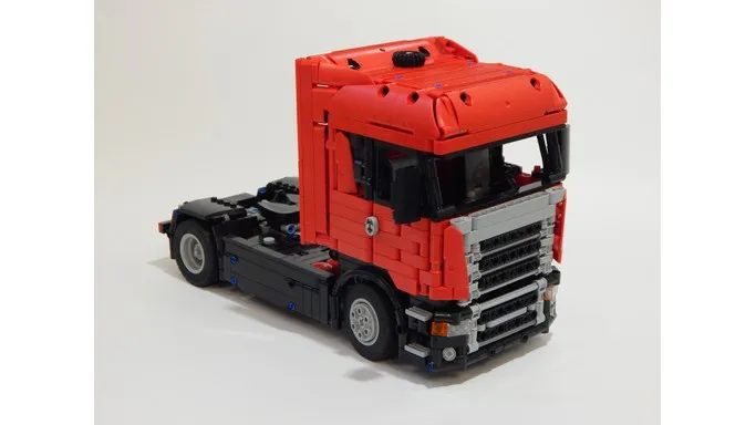 2021 инженерной техники строительный блок Scania Грузовой автомобиль Прицеп сборка