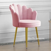 new nordic dining chair kitchen furniture luxury ins chair makeup armchair nail simple living room backrest velvet bar stool