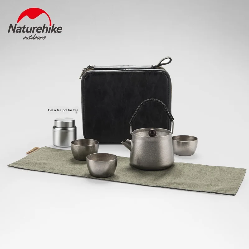 Титановая чайная чашка Naturehike набор из чистого титана маленькая для чая уличный