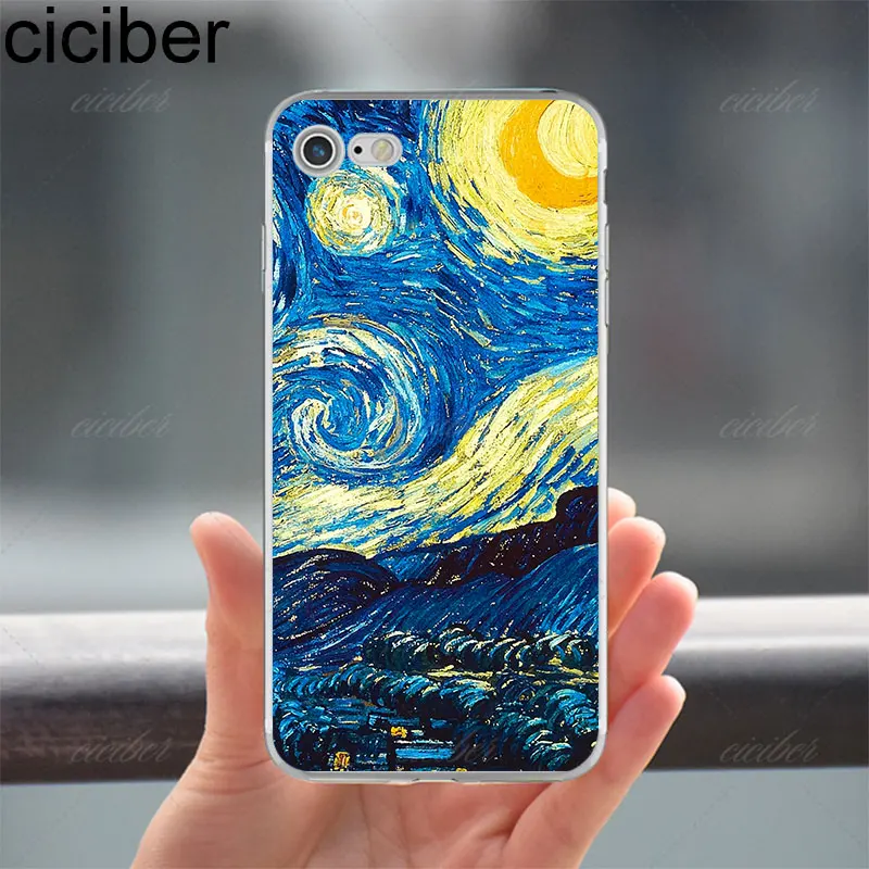 Ciciber Van Gogh масляная живопись мягкие силиконовые чехлы для телефона чехол IPhone 11 Pro
