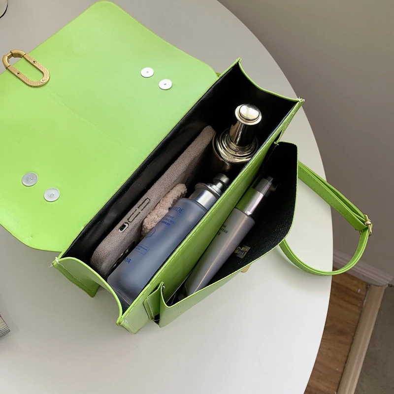 

Women Shoulder Bag Summer New Fashion Simple Solid High Quality PU Leather Crossbody Bags for Ladies Flap Small Cross Body 50z