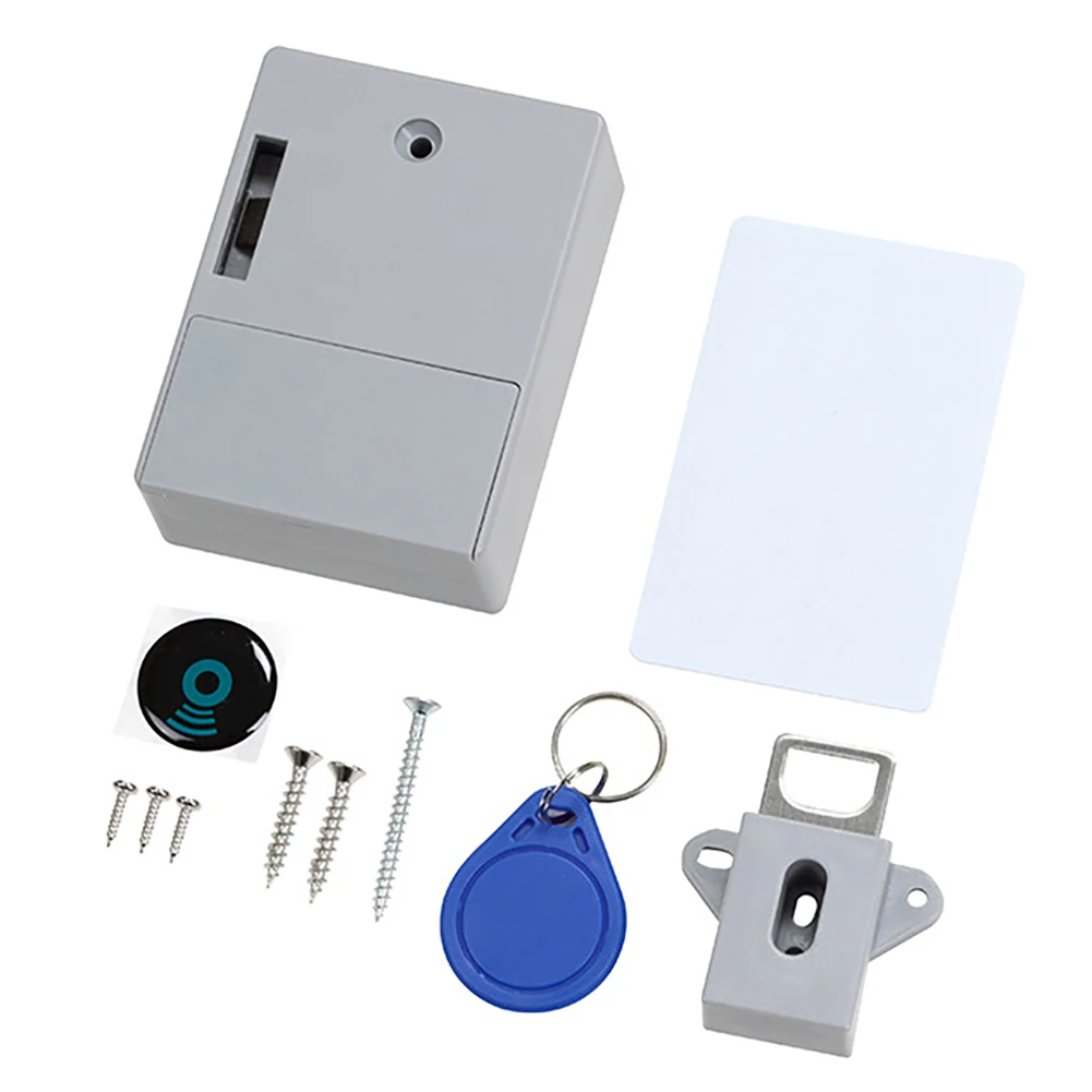 Smart Design Invisible Hidden RFID Free Opening Intelligent Sensor Cabinet Lock Locker Wardrobe Shoe Drawer Door | Электроника