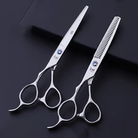 left handed hair cutting scissorsprofessional razor blades salon barber shears for left hand 6 0 styling tools
