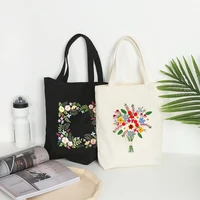 carrying bag flower pattern embroidery hoops sewing needlepoint kits cloth threads tools cross stitch embroidery kit