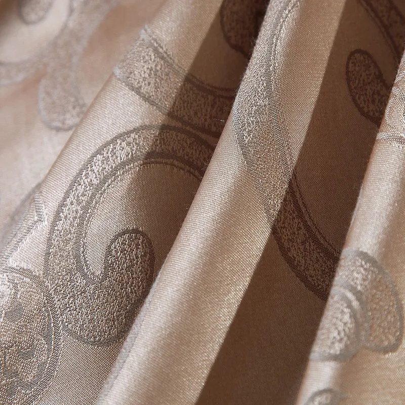 Роскошный комплект постельного белья из жаккарда и шелка/хлопка в европейском