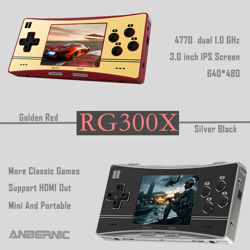 

Anbernic New Classic Retro Video Handheld Game Console Open Sourse System 3.5 inch IPS Screen Pocket Game Player 5000 Games