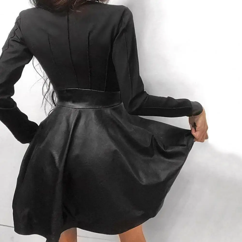 

Облегающее универсальное повседневное праздничное платье на пуговицах с длинным рукавом для повседневной носки