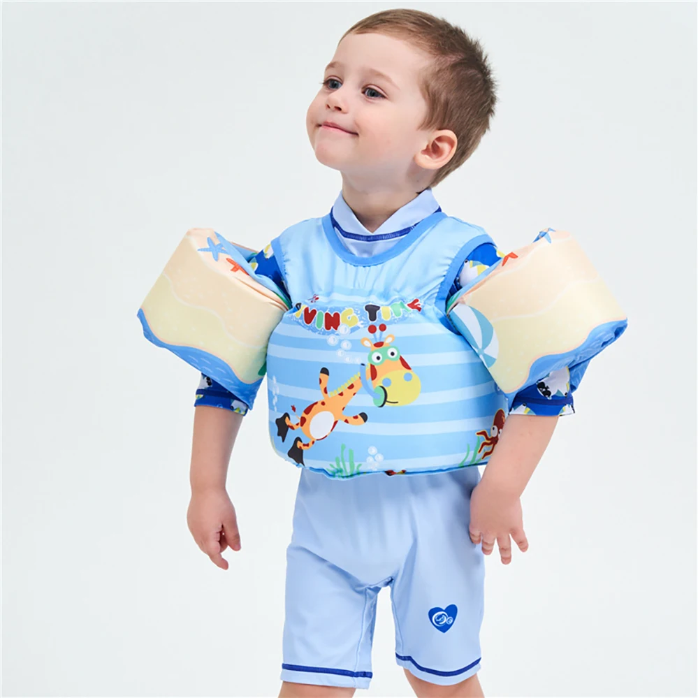 

Baby Float Cartoon Pool Float Swimsuit Foam Arm Sleeve Life Jacket Swimming Training Safety Swimming Ring Floating Pool Float