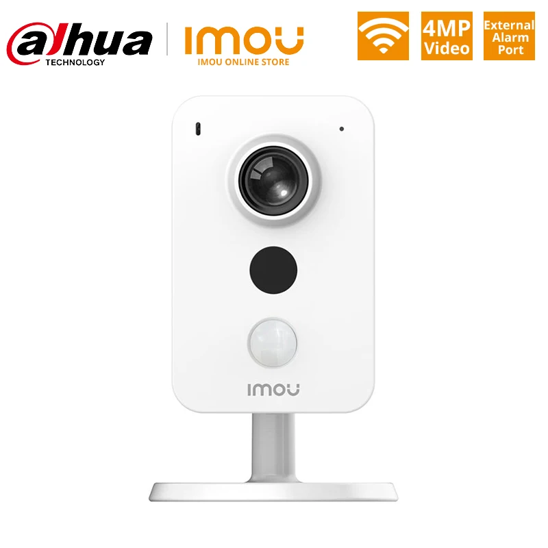 Dahua Cube 4MP QHD Wi Fi и подключение к сети Ethernet ip камера внешний интерфейс сигнализации