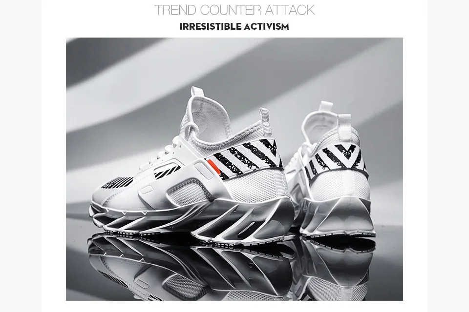 Rommedal man's running shoes Blade bottom shock absorption men sneakers breathable lightweight fashion sport trainers footwear