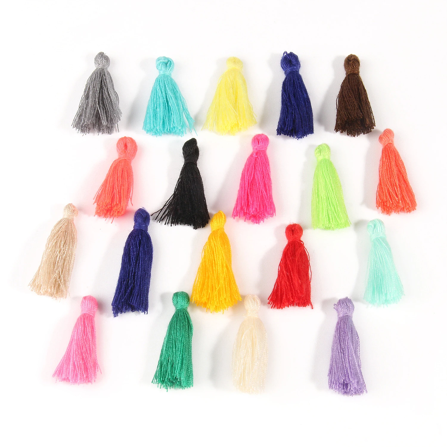 

20 шт./лот разноцветные стильные подвески ручной работы с кисточками для изготовления ювелирных изделий хлопковая кисточка ожерелье серьги ...