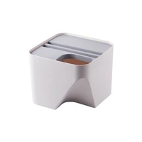 household trash can stacked sorting garbage bin recycling bin kitchen dry and wet separation waste bin rubbish bin for bathroom