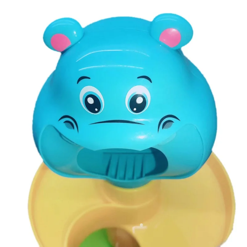 

YD-DIY 5 Layer Cartoon Bear Ball Drop Roll Swirling Tower for Baby Toddler Development Educational Toys