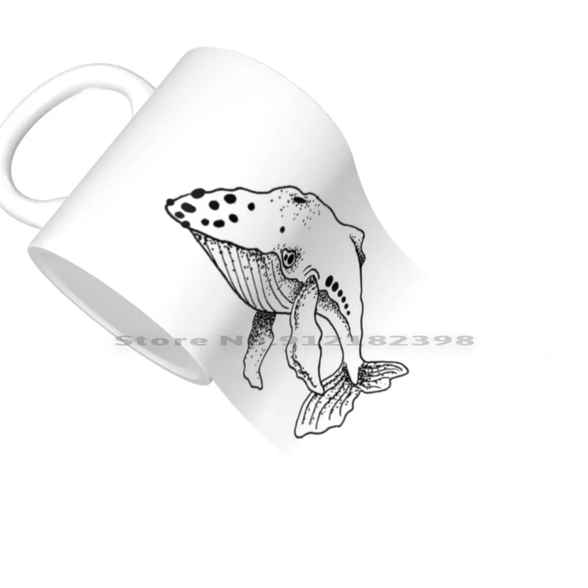 Керамические кружки с изображением Кита кофейные чашки Кружка для молока и чая