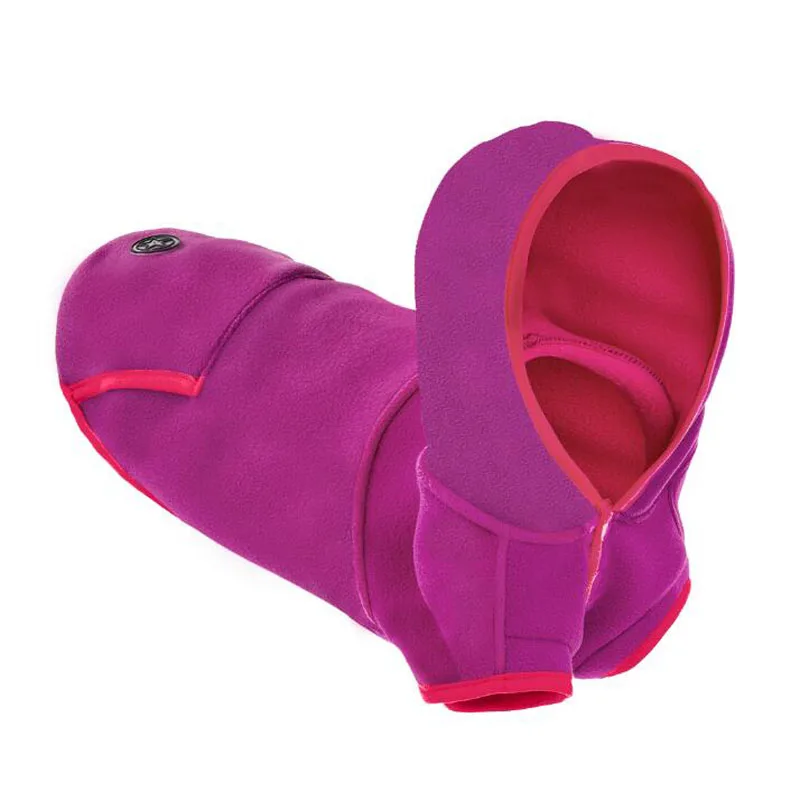 Fuchsia MySudui толстовка с капюшоном, одежда для собак, зимняя одежда для маленьких собак, чихуахуа, французский бульдог, Рождественская флисовая куртка для собаки, зимнее теплое пальто для собак - Цвет: Fuchsia