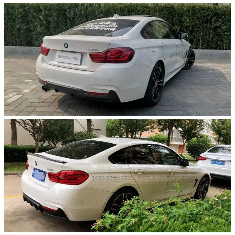 

UBYUWANT High Quality Carbon Fiber Exterior Rear Spoiler For BMW F36 4 Series 4-DR 428i 435i 2013-2019 M4 Style
