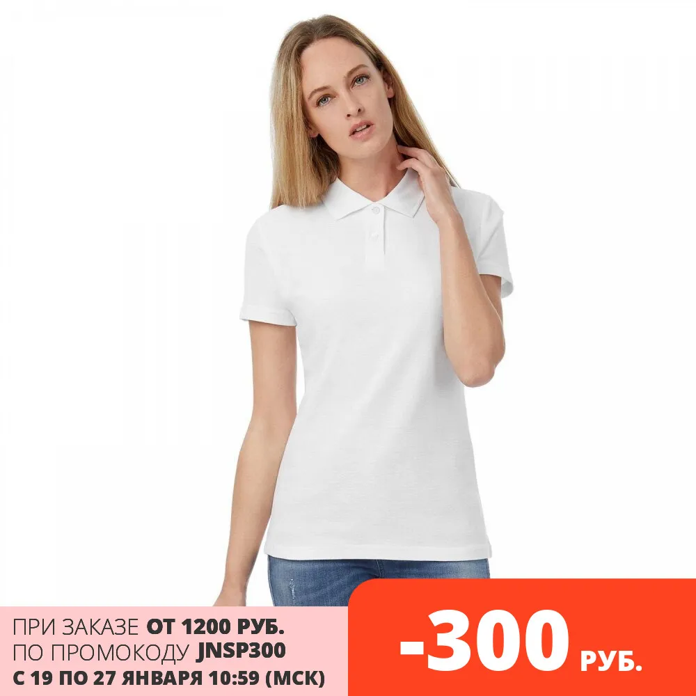 Рубашка поло женская ID.001 приталенный крой хлопок PWI11 BNC|Футболки| |