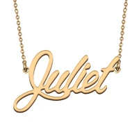 juliet custom name necklace customized pendant choker personalized jewelry gift for women girls friend christmas present