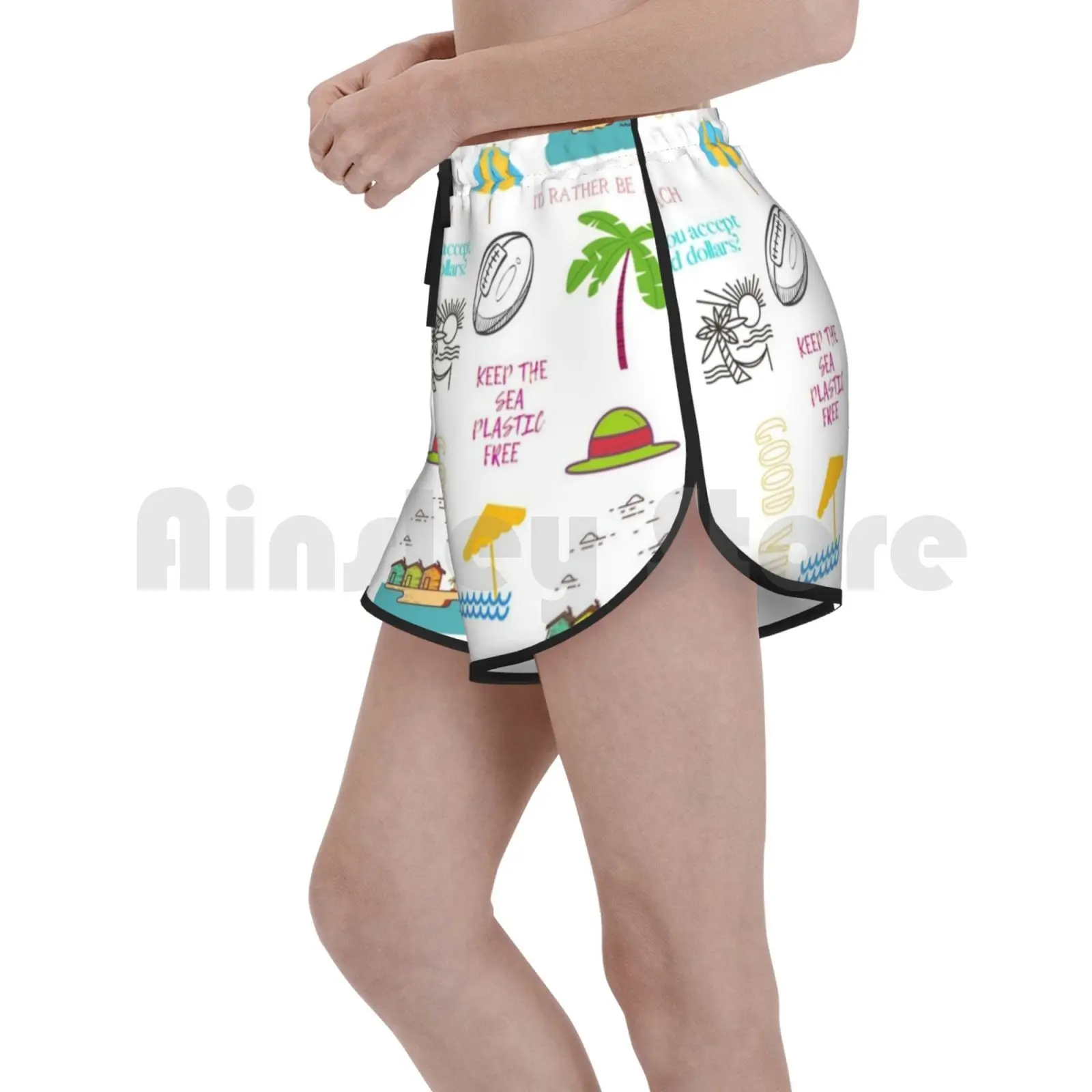 Пляжные гидро фляга наклейки 12 Плавание шорты пакет для пляжа Смешные Популярные