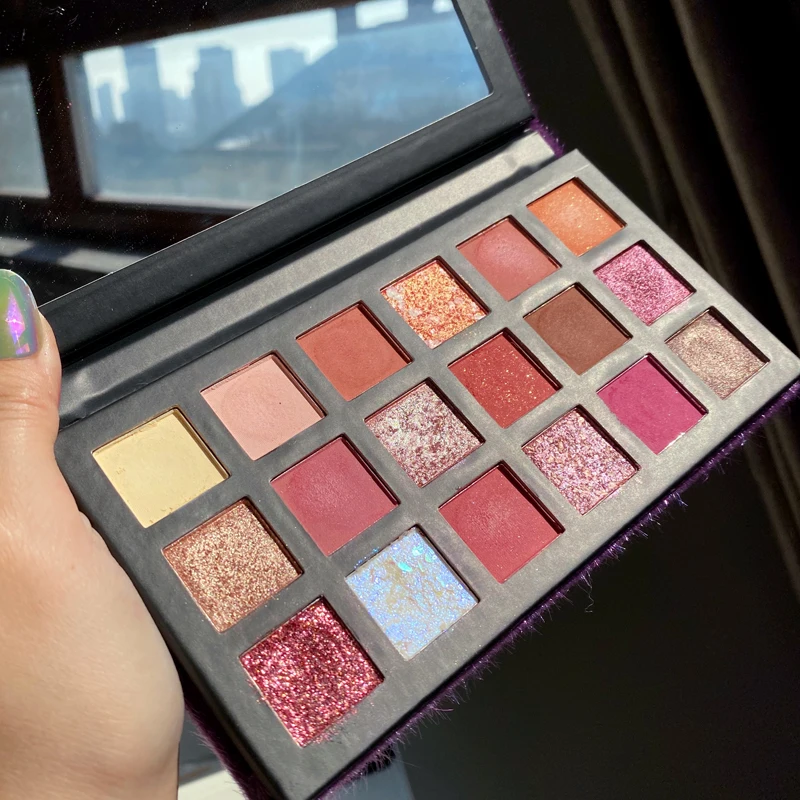 Beauty 18 оттенков металлические алмазные тени для век Палитра блестящие мерцающие