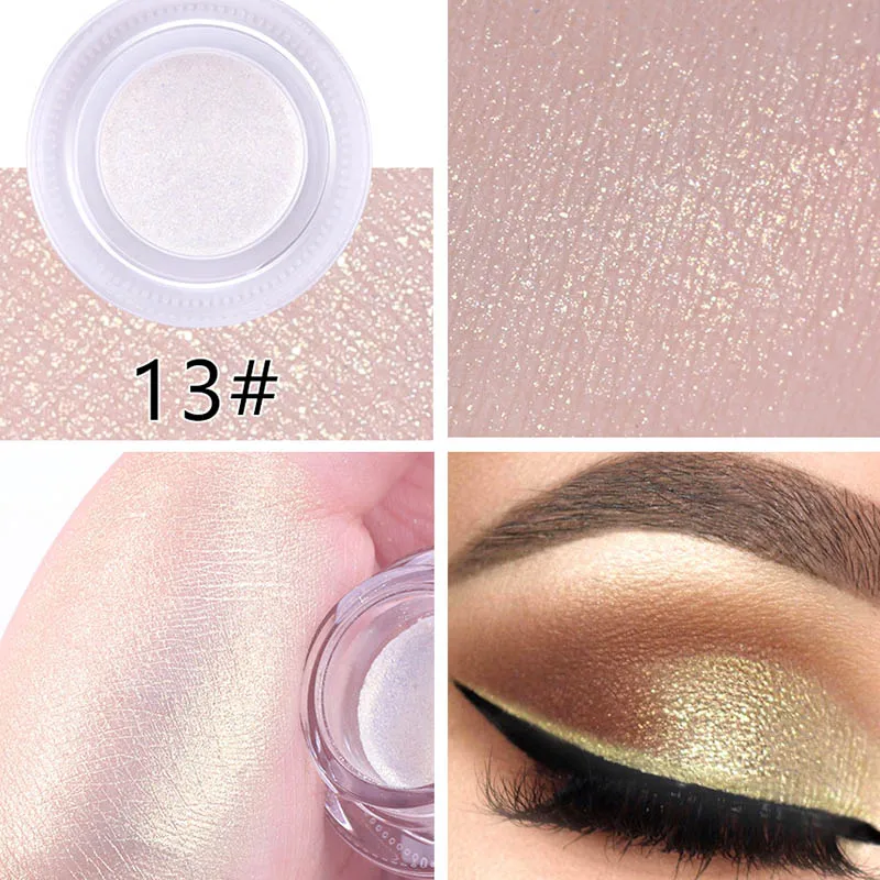 Тени для век блестящие долговечные мерцающие Сияющие высокоглянцевые тени KG66 |