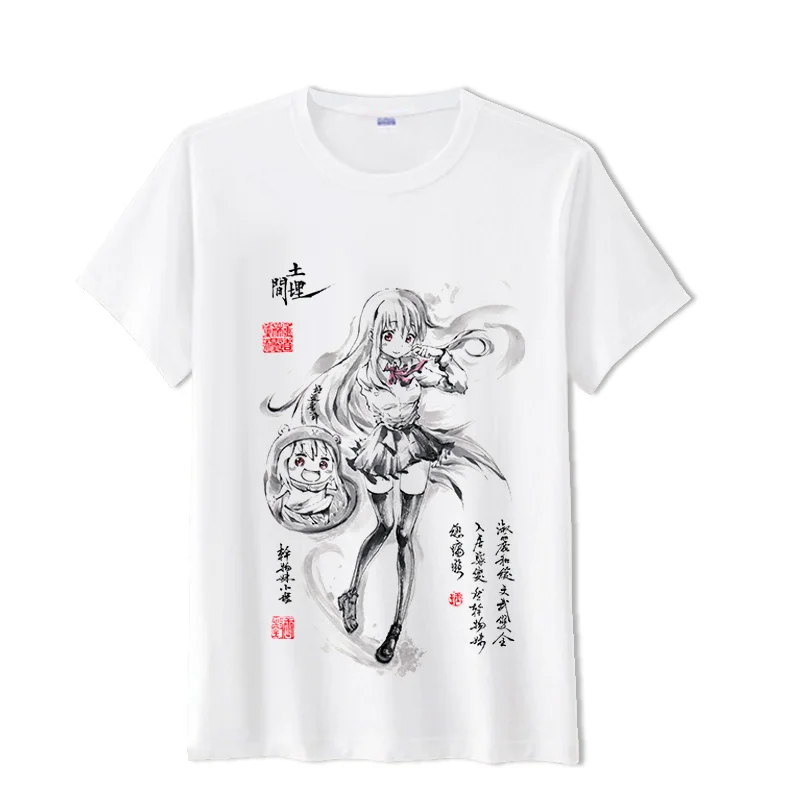 

Japanese Anime Himouto! Umaru-chan T Shirt Doma Umaru Cartoon Printed Summer T-Shirt Short Sleeves Top Tee