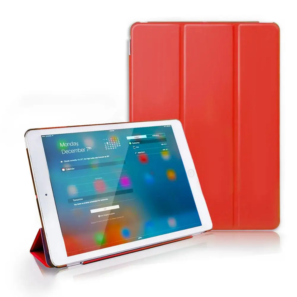 Red Ультратонкий смарт-чехол для iPad 2/3/4 9," A1395 A1396 A1397 A1416 A1430 A1403 A1458 A1459 A1460 на магните с подставкой Чехол - Цвет: Red
