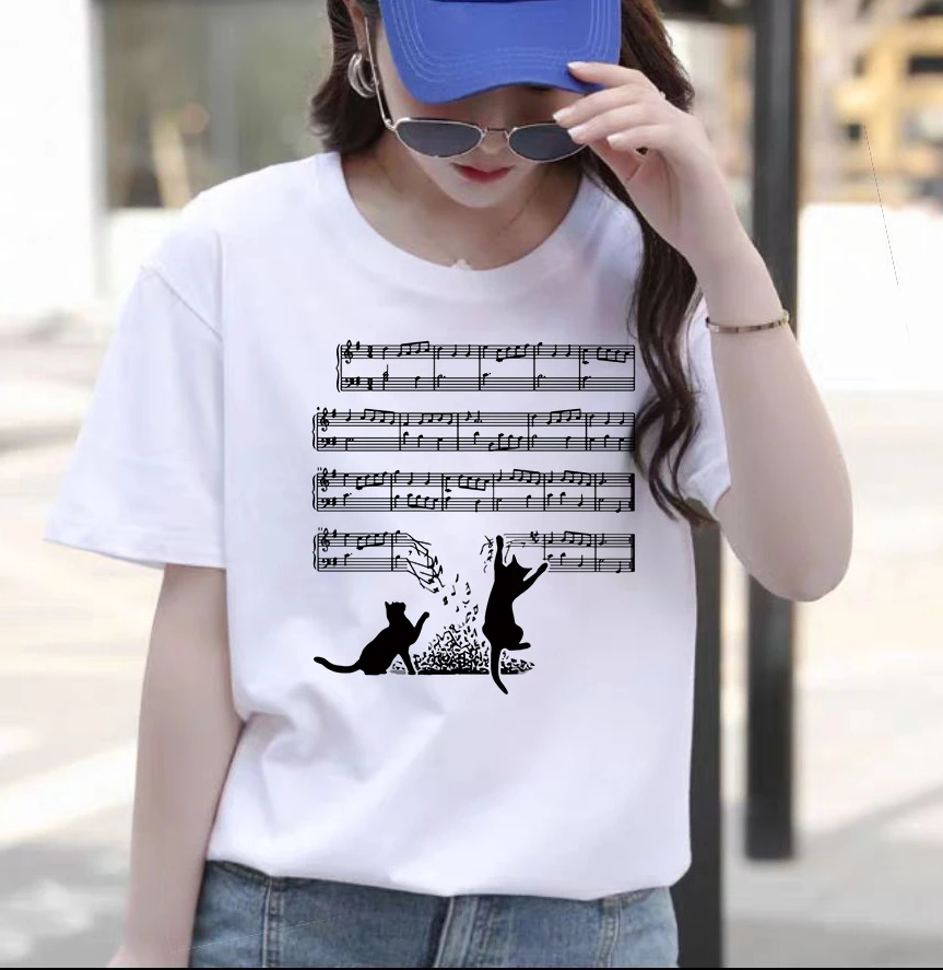 

Dog Love Puppy's Foot Prints Women T Shirt Summer Letter Print Casual Streetwear T-shirts Hipster Femme Funny Tops CN(Origin)