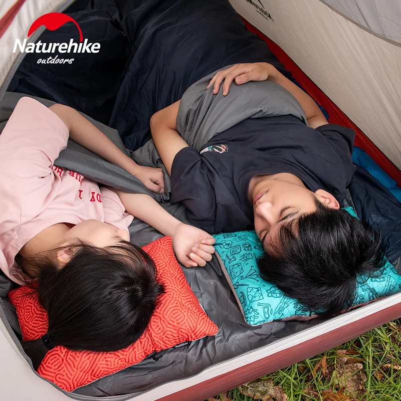 Naturehike, сверхлегкая портативная подушка для путешествий на открытом воздухе, поддержка шеи, сжимаемая Подушка для спины, поясничная подушка, компактная Подушка для кемпинга