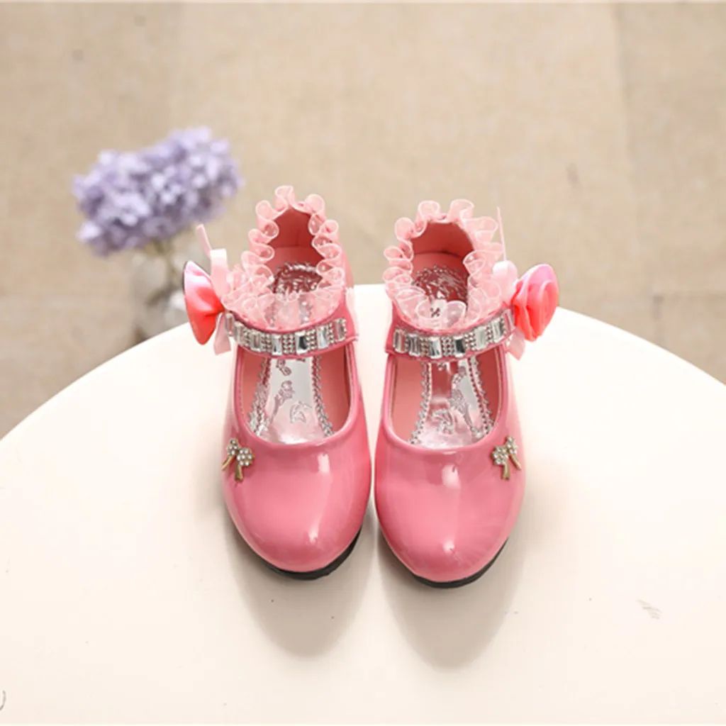 Новинка Весенняя обувь для девочек Балетки принцессы на плоской подошве танцев