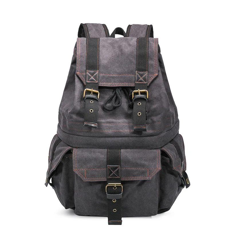 Shoulder outdoor travel bag SLR camera casual photography canvas digital backpack |