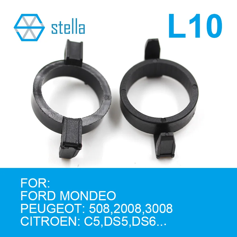 2 шт. светодиодные держатели для фар Stella H7/Адаптеры ламп FORD MONDEO/PEUGEOT 508 2008 3008/для