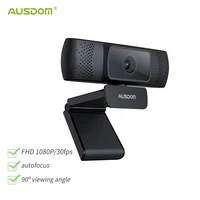 ausdom af640 full hd 1080p camera monitor autofocus 90 degree viewing angle with privacy cover for windows mac
