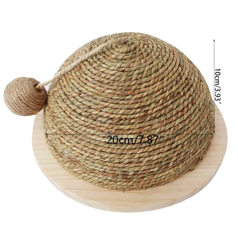 Деревянная подставка для кошек соломенная полукруглая рама скалолазания с